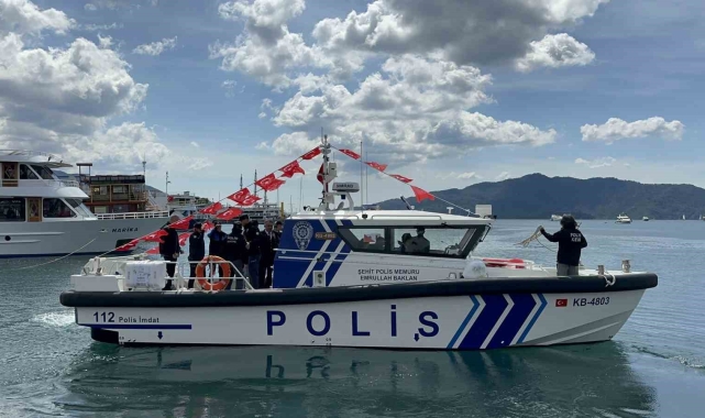 Şehit Polis Emrullah Baklan'ın adı Marmaris'in mavi sularında yaşayacak