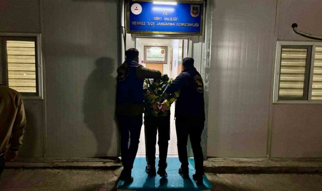 Siirt'te 18 yıl kesinleşmiş hapis cezası bulunan şahıs yakalandı