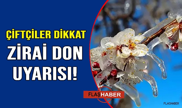 Sinop için zirai don uyarısı