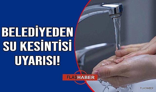 Sinop'ta su kesintisi yaşanacak