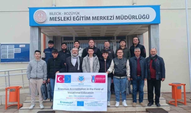 Staj için Almanya'ya gittiler