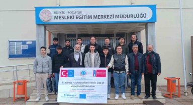 Staj için Almanya'ya gittiler