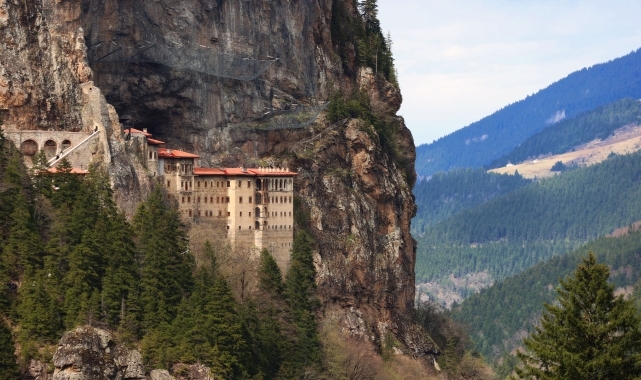 Sümela Manastırı, bayram tatilinde 13 bin 826 ziyaretçi çekti