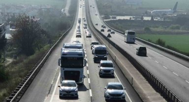 Tekirdağ-İstanbul yolunda yoğunluk oluştu