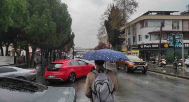 Tekirdağ'da sağanak yağış