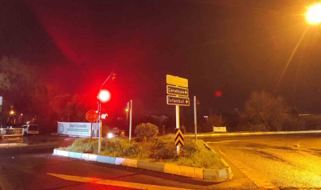 Tekirdağ'da sağanak yağış etkili oldu