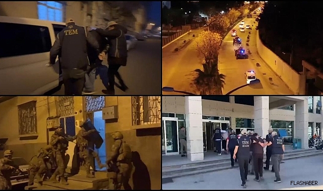 Terör örgütü DEAŞ'a yönelik 23 ilde düzenlenen operasyonlarda 105 zanlı yakalandı