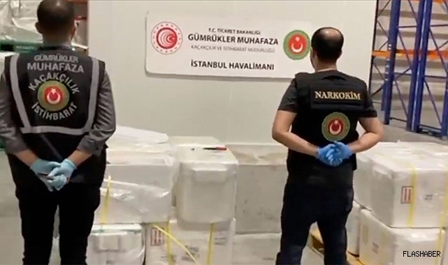Ticaret Bakanlığı ekipleri 455,2 kilogram uyuşturucu ele geçirdi