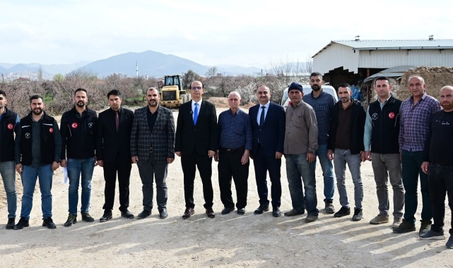 Topsöğüt Mahallesinde imar yolu açılıyor