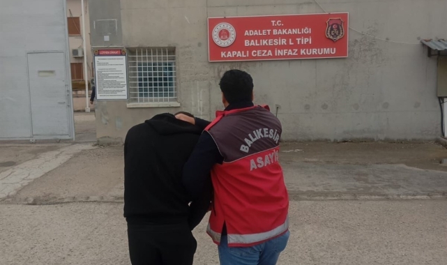 Tutuklu firari Balıkesir'de yakalandı