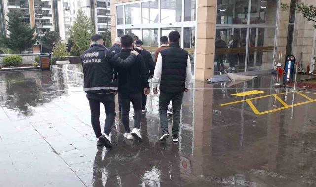 Uyuşturucu taciri 3 şüpheli yakalanıp tutuklandı