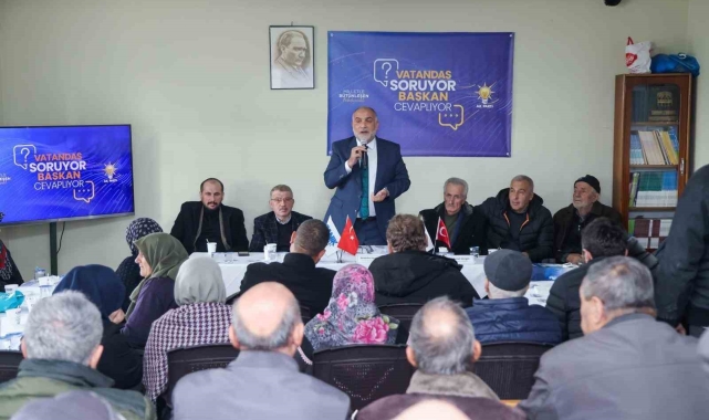 Vatandaş sordu, Başkan İbrahim Sandıkçı cevapladı