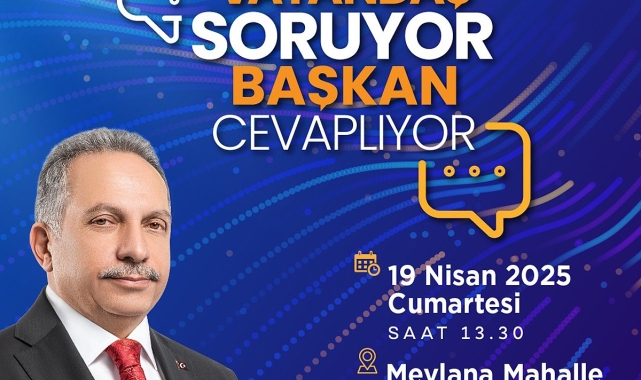 Vatandaş soruyor, Başkan Yalçın cevaplıyor