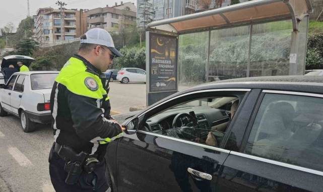 Zonguldak&#039;ta dron destekli kırmızı ışık denetimi