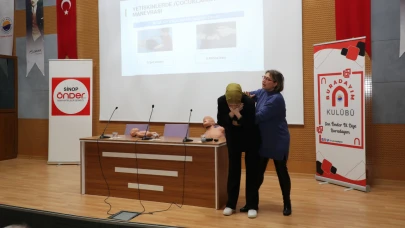 Sinop Üniversitesi'nde hayat kurtaran konferans