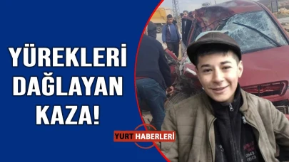 Çocuk sürücü feci kazada can verdi