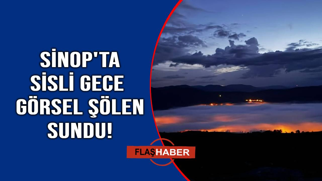 Sokak ışıkları ile birleşen manzara izleyenleri büyüledi