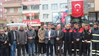 İlçeye hibe edilen araçlar törenle hizmete girdi