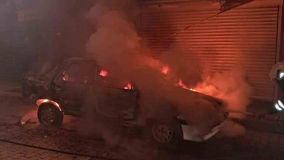 Konya’da 4 araç kundaklandı