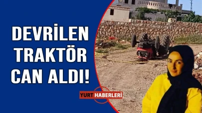 Sürdüğü traktör sonu oldu
