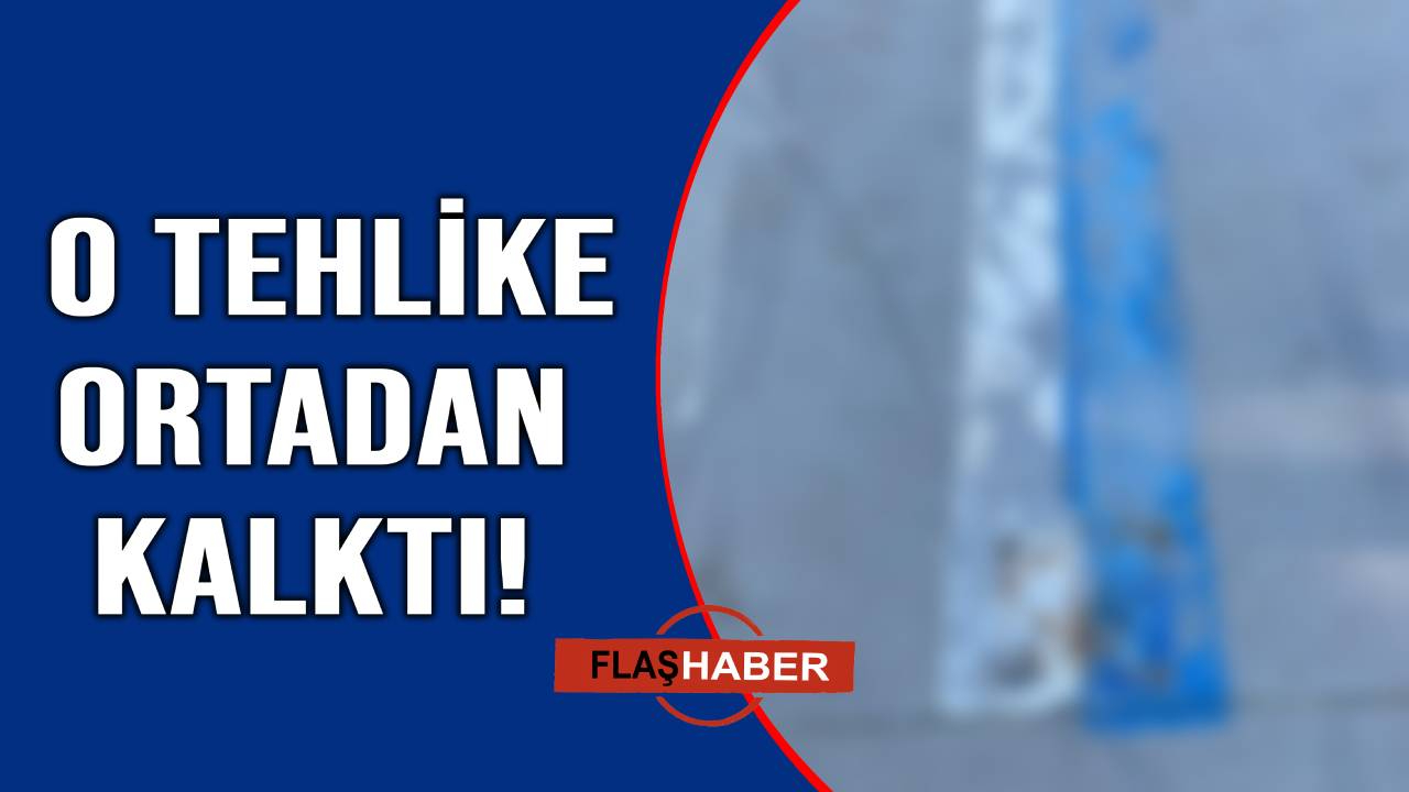 Sorun yerinden söküldü
