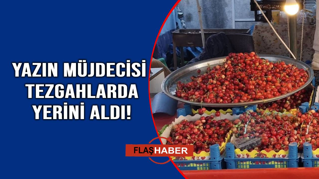 Sinop'ta sezonun ilk kirazları satışa çıktı