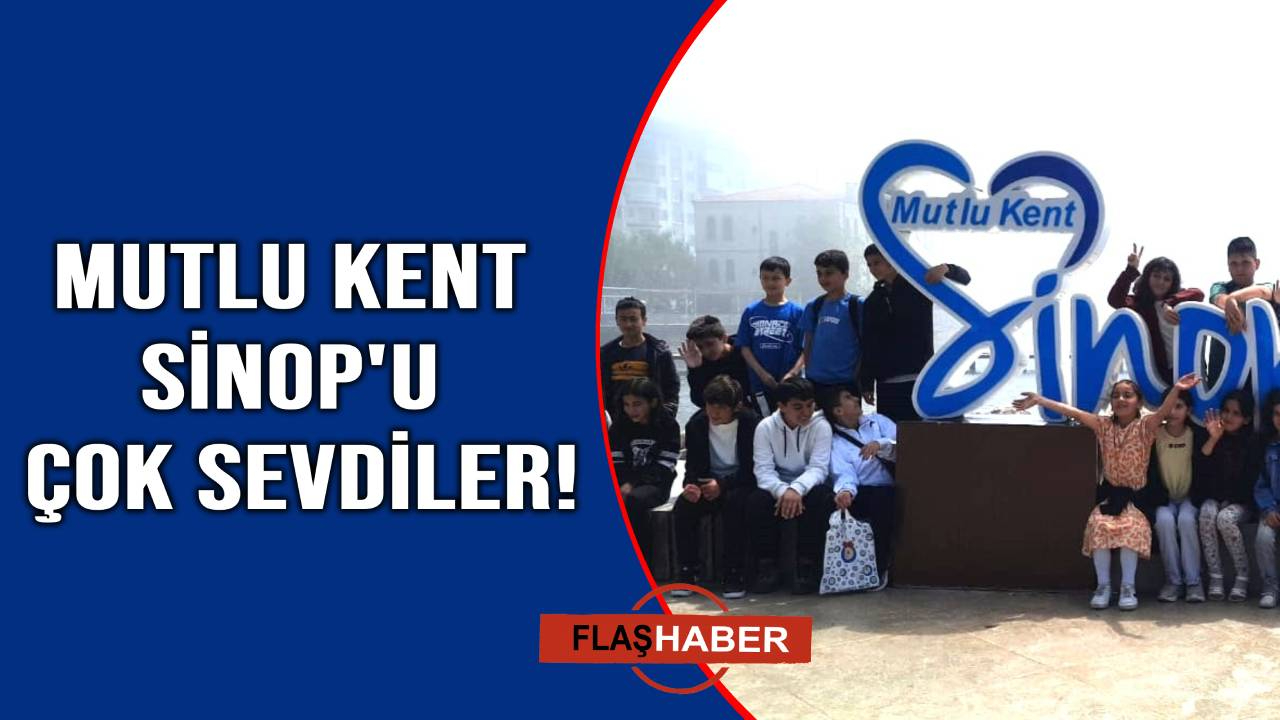 Minik öğrenciler Sinop’u tanıdı