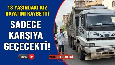 Karşıya geçerken canından oldu