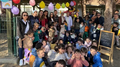 Minik kalpler "Hayatın Renkleri" projesiyle buluştu