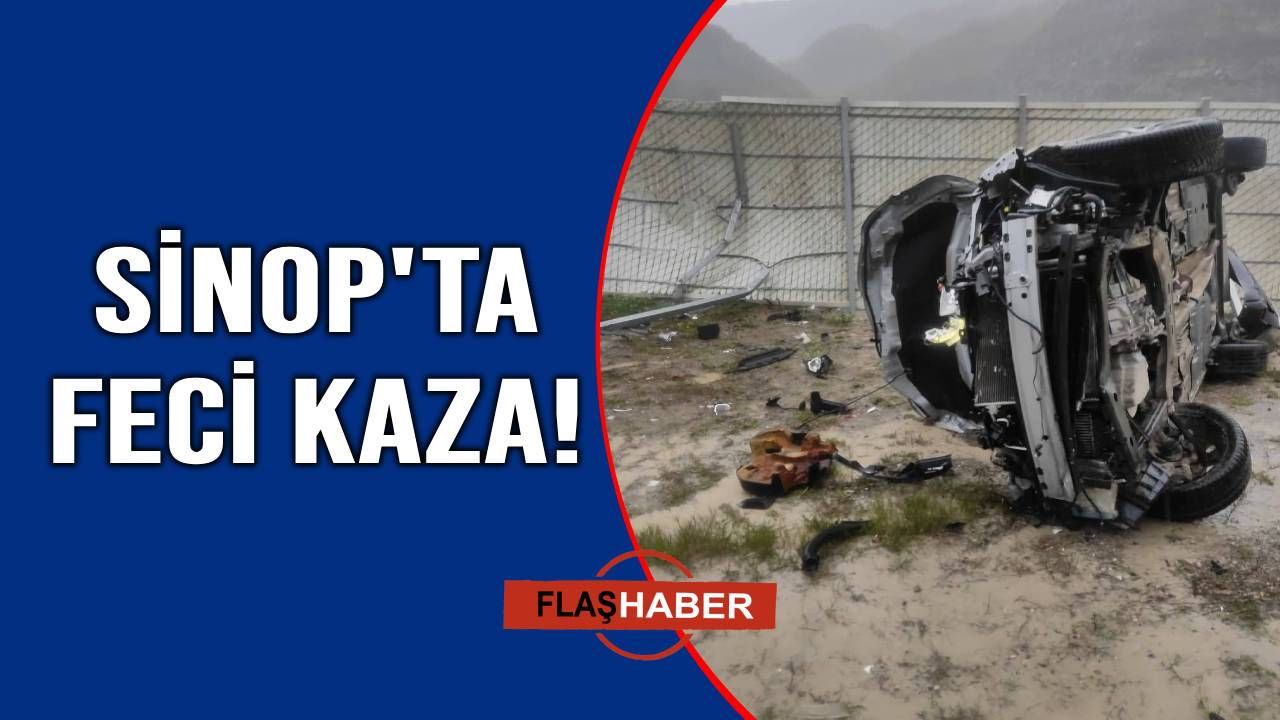 Takla atan otomobil hurdaya döndü