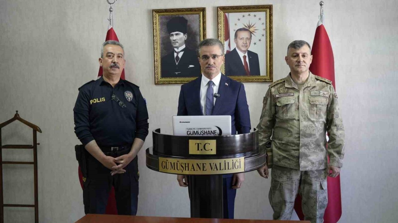 Gümüşhane’de Nisan ayı asayiş bilgilendirme toplantısı gerçekleştirildi