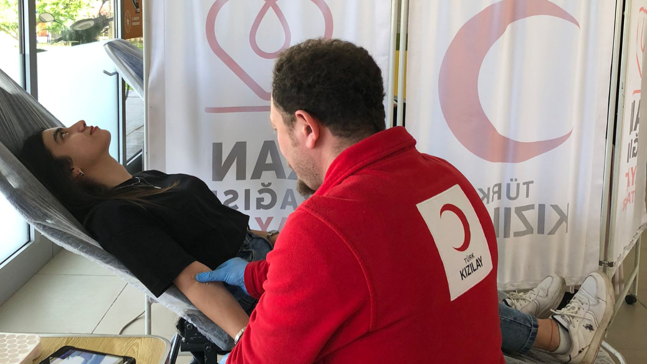 Sinop Üniversitesi’nde kan bağışı kampanyası düzenlendi