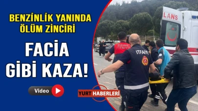 Üç araç çarpıştı, 8 can gitti