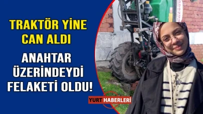 Kullanmak istediği traktör sonu oldu