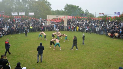 Yusuflu'da yağmur altında Hıdırellez coşkusu