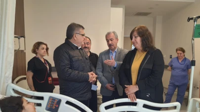 Vali Özarslan’dan kazada yaralananlara ziyaret