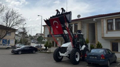 Bakanlıktan ilçeye araç hibesi