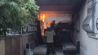 Öğrenci yurdunda yangın