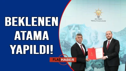 AK Parti'nin yeni ilçe başkanı belli oldu