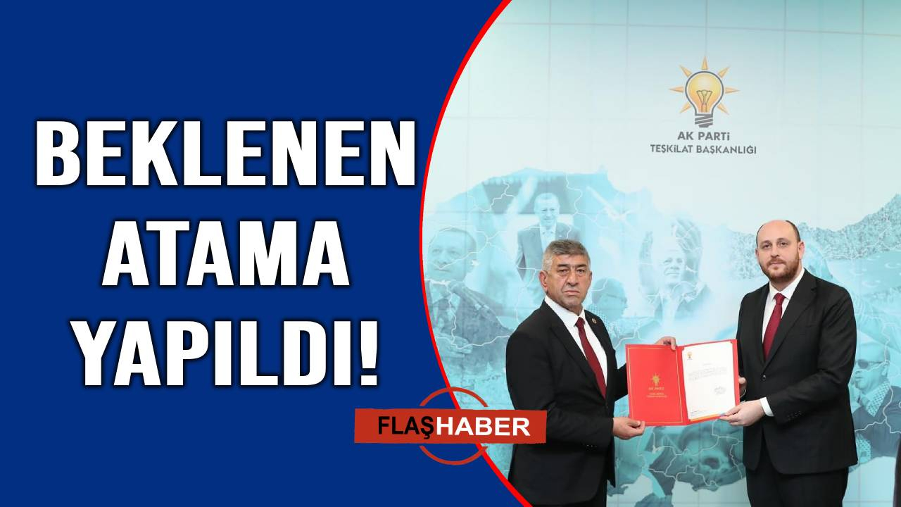 AK Parti'nin yeni ilçe başkanı belli oldu