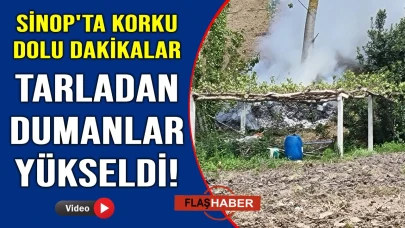 Sinop’ta çıkan dumanlar paniğe neden oldu