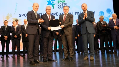 Sinop Üniversitesi’ne “Spor Dostu Kampüs” ödülü