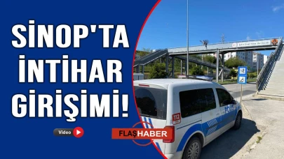 Üst geçide çıkıp intihar etmek istedi