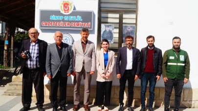 Yeşilay’dan Sinop basınına ziyaret