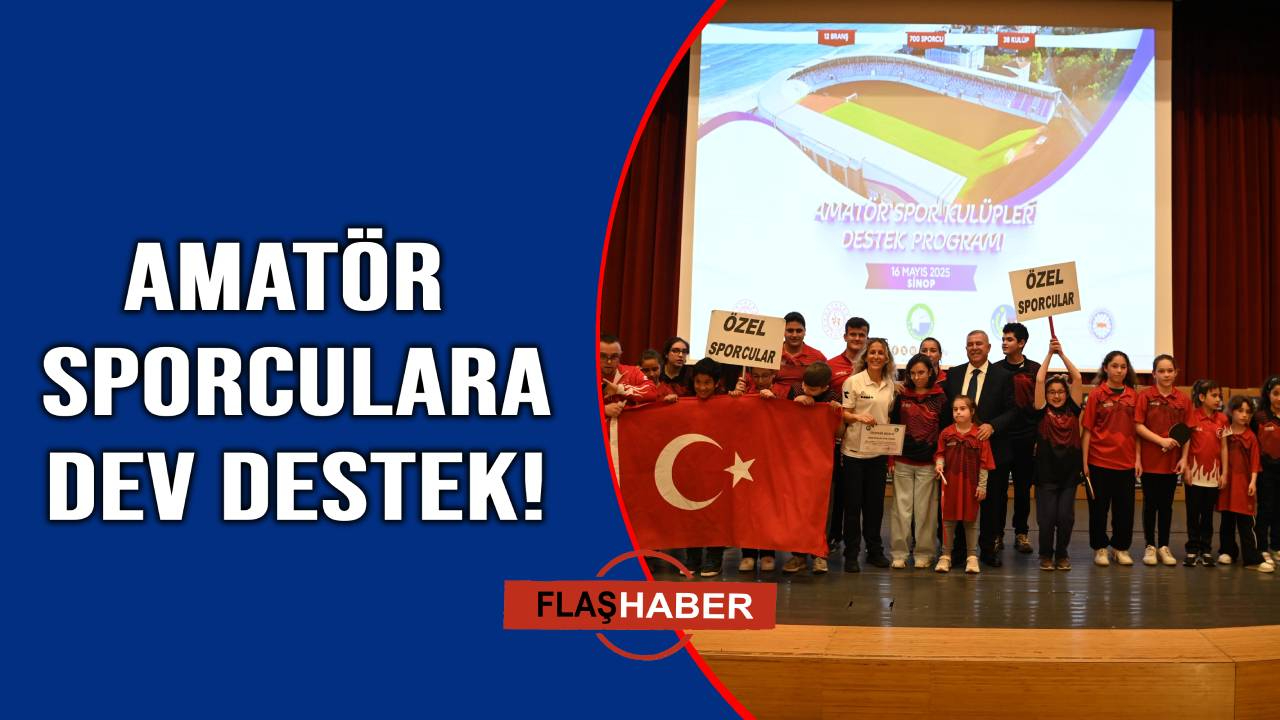 Sinop protokolü spor için buluştu