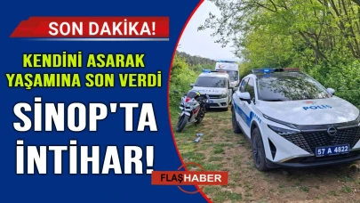 Sinop'ta intihar şoku! Ağaçta asılı bulundu