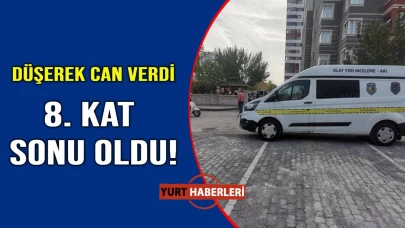 Yüksekten düşen şahıs öldü
