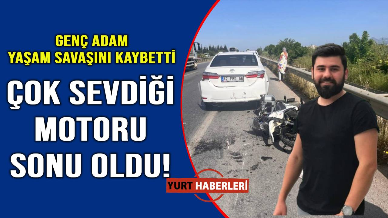 Motorla yola çıktı, dönemedi
