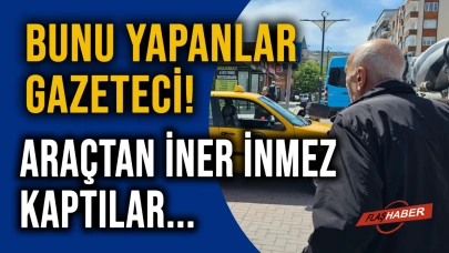 SİNOP’TA TAKSİCİ GAZETELERİN O ANLARINI BÖYLE YAKALADI!