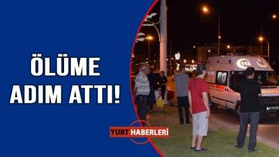 Karşıya geçiyordu canından oldu